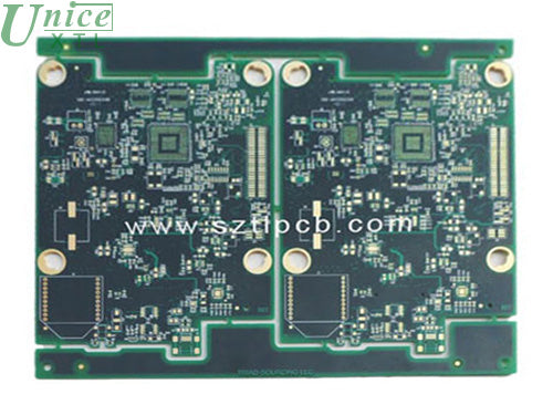 Impedance immersion gold eight-layer board